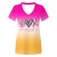 thumbnail image 4 of Njoeus Womens Scrub Tops Trendy Printed Work Uniform T-Shirt V Neck Short Sleeve Nurse Tops Loose Blouse with Pocket, 4 of 5