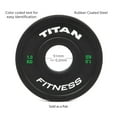 thumbnail image 3 of Titan Fitness 1 KG Pair Black Change Fractional Weight Plates, Rubber Coated Steel Bumper Plates, Fit Olympic Sized Barbells For Strength Training and Weightlifting, 3 of 4