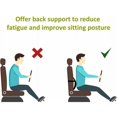 thumbnail image 4 of Comfortable Ergonomic Backrest, Lumbar Support With Memory Foam Core For Ultimate Comfort In Your Car Or Office, Ergonomic Design Relieves Back Pain And Improves Posture, 4 of 5