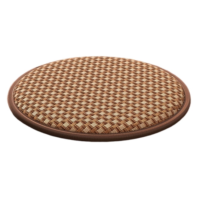 Siruishop Meditation Mat Comfort Decorative Home Use Multifunctional Floor Seating Mat Diameter 40cm