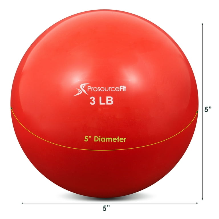 ProsourceFit Weighted Toning Exercise Hand Balls for Pilates Yoga