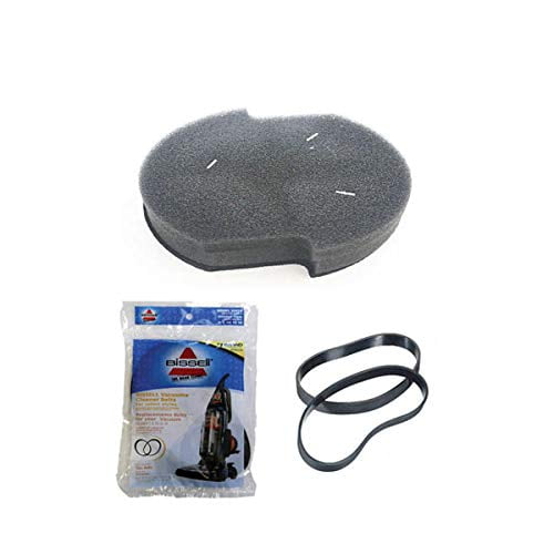 Bissell Vacuum Cleaner 1 Foam Filter with 2 Flat Belts for Models 1790