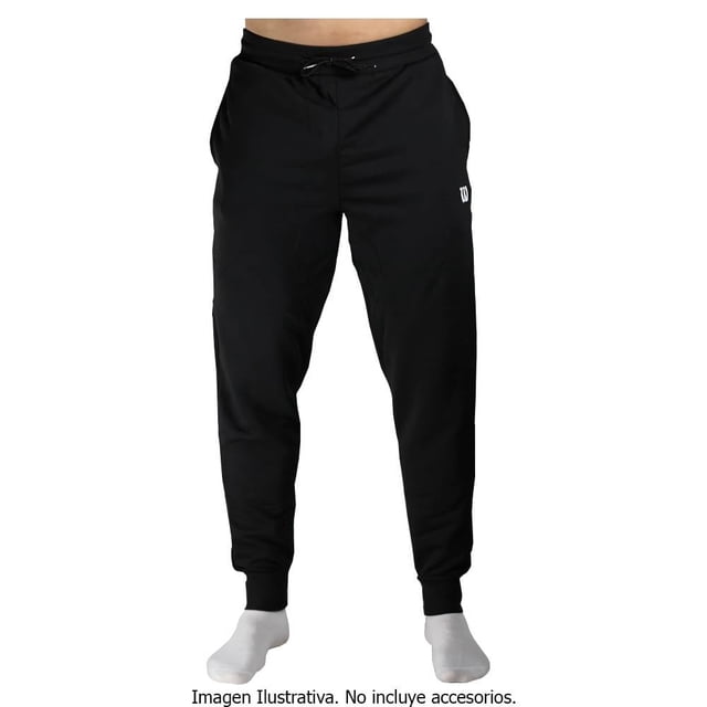 Pantalón Wilson para Hombre, Deportivo Jogger con Agujeta en la Cintura Negro Talla CH
