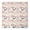 Baseball Game Pattern, variant on Brown Footballs Pattern Square Fitted Tablecloth with Elastic Edge,Square Table Cover,Washable Elastic Table Cover for Home Kitchen Party Decor 34"x34"