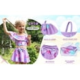 thumbnail image 6 of KAWELL Girls 2 Pieces Swimsuit Mirabel Bikini Isabella Pepa Dolores Bathing Suit Tankini Magic Family Adventure Swimwear, 6 of 7