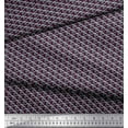 thumbnail image 3 of Soimoi Poly Georgette Tissu Chevrons Impression Tissu par la Cour 52 Pouces de Large, 3 of 3