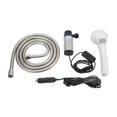 thumbnail image 2 of Kit De Ducha Para Acampar, Cable De Encendedor De 3 M, Flujo De Agua Ajustable, Tubería De Agua De 2 M, Kit De Ducha Portátil Para Exteriores Para Caminatas, Duchas, Autos,, 2 of 8