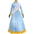 thumbnail image 4 of Women's Dress for Mrs Banks Winifred Suffragette Blue Elegant Maxi Dress, 4 of 7