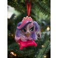 thumbnail image 2 of Ornament Littlest Pet Shop 2012 #1 Zoe Trent Purple Dog Pillow Figure Charm 4”, 2 of 3