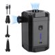 thumbnail image 1 of Inflador eléctrico Bomba de aire portátil Compresor de aire eléctrico inalámbrico Bomba de inflado y desinflado con 3 boquillas e indicador de batería para inflar piscina Colchón de aire Cama de, 1 of 8