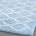 thumbnail image 3 of SAFAVIEH Chatham Dennis Geometric Wool Runner Rug, Blue Gray, 2'3" x 13', 3 of 8