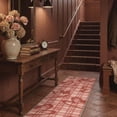 thumbnail image 2 of GENIMO 2'x3' Area Rug for Entryway, Machine Washable Non Slip Low Pile Indoor Door Mat for Front Door Kitchen Bathroom, Soft Minimalist, Crimson, 2 of 7