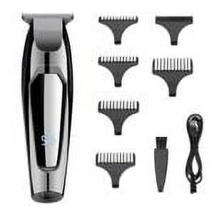 Hair Clippers for Men,AWECOT Professional Hair Trimmer Quiet Cordless Hair Cutting Kit Beard Trimmer,USB Rechargeable Mens Grooming Kit with 2 Trimming Speeds,LED Display,For Family Use