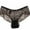 Black, variant on Womens Sexy Lace Panties Floral Lace Mid Rise Briefs Underwear