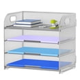 thumbnail image 1 of Organizador de Papel Marbrasse de 4 Niveles Bandeja Carta Plata, 1 of 6