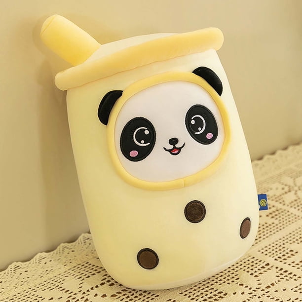 Fiudx Ofertas De La Semana Té De La Leche De Perlas Grandes Kawaii Transformado En Juguetes De Peluche, Cojín De Muñeca, Decoración Del Sofá Del Hogar, Regalos, Descompresión Suave