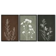 thumbnail image 3 of Flower Wall Art Vintage Floral Minimalist Wall Hanging Decor 16x24in3pcs Large Farmhouse Colorful Botanical Prints Artwork for Bedroom Living Room Hallway Black Framed, 3 of 8