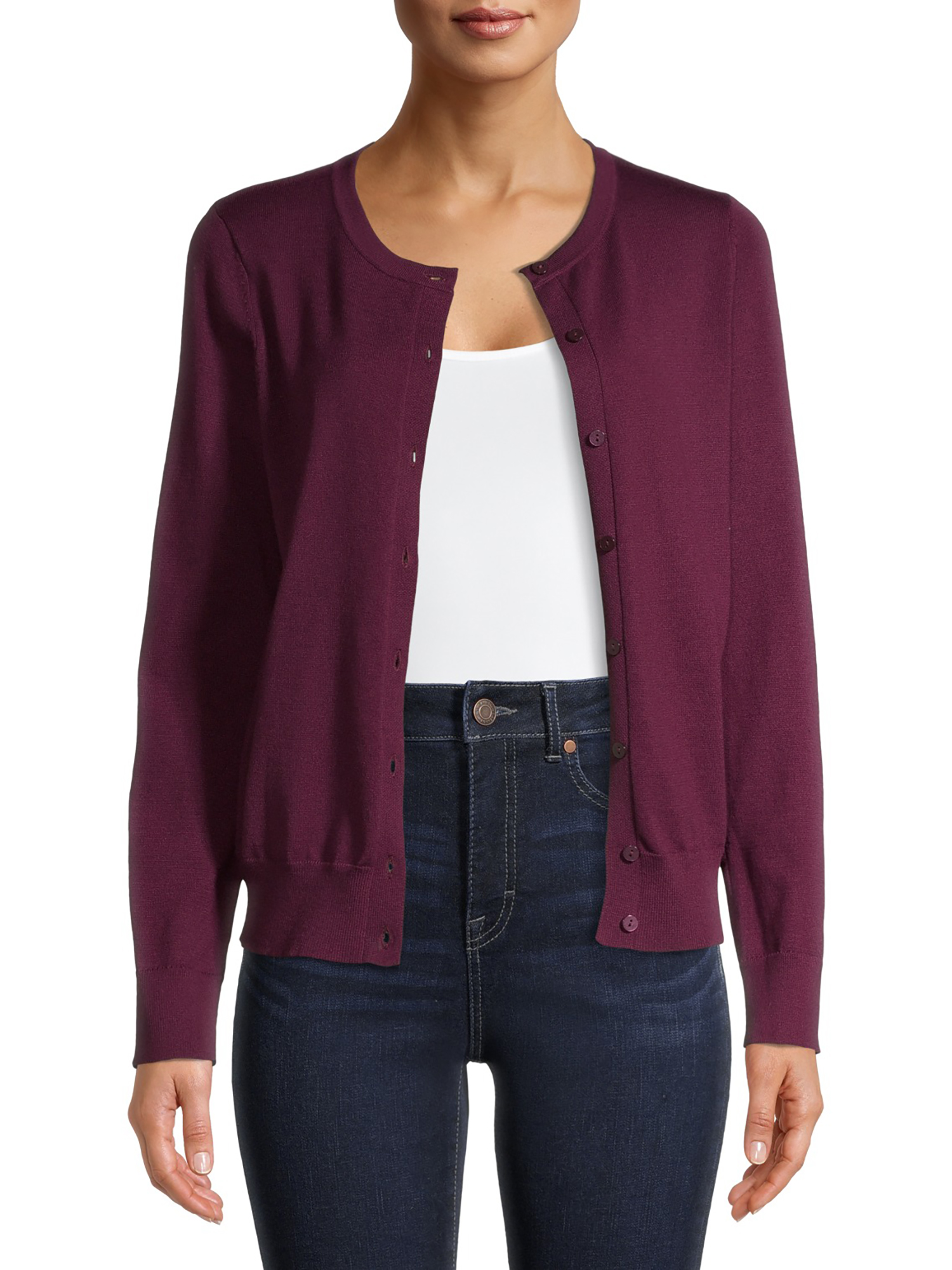Everyday Cardigan Sweater - Walmart 