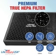 thumbnail image 4 of LifeSupplyUSA True HEPA Filter Replacement Compatible with Alen BF25A HEPA-Pure HEPA-Fresh A350, A375 Air Purifier, 4 of 5