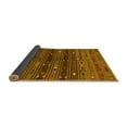 thumbnail image 2 of Ahgly Company Indoor Round Southwestern Yellow Country Area Rugs, 6' Round, 2 of 4