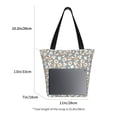 thumbnail image 3 of Disketp White Popcorn Bolsa de Hombro Casual para Mujer, Bolso Cruzado para Compras, Viajes y Uso Diario, 3 of 6