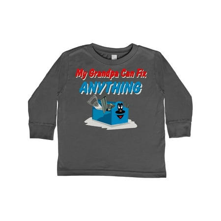 

Inktastic Fix Anything Grandpa Gift Toddler Boy or Toddler Girl Long Sleeve T-Shirt