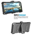 thumbnail image 3 of EBIZCITY Phone Cases for Samsung Galaxy A14 5G (2022) 6.6", [Built-in Screen Protector] Combo Holster Belt Clip [Heavy Duty] [Kickstand] Full-Body Rugged Holster Case -Black, 3 of 6