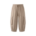 thumbnail image 3 of Maean Women's Cargo Capris Wide Leg Baggy Hiking Joggers Lightweight Fashion Trousers with Pockets, 3 of 6