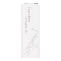 Masteelf White Oboe Case and Musical Instrument Holder for Bassoons with Built-in Scale