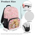 thumbnail image 7 of Pzuqiu Strawberry Capybara Custom 17 Inch School Backpack for Kids Personalized Schoolbag with Name Lightweight Breathable Shoulder Bag for Elementary Students Age 6-18, 7 of 7
