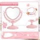thumbnail image 3 of Espejo cosmético Jetec, espejo de tocador de doble cara en forma de corazón, 3 of 7