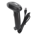 thumbnail image 1 of Barcode Scanner, Ergonomic Handle High Performance Decoder Chip Efficient Wide Application Portable Red Light Scanning Head Barcode Reader  For Pharmacies, 1 of 8