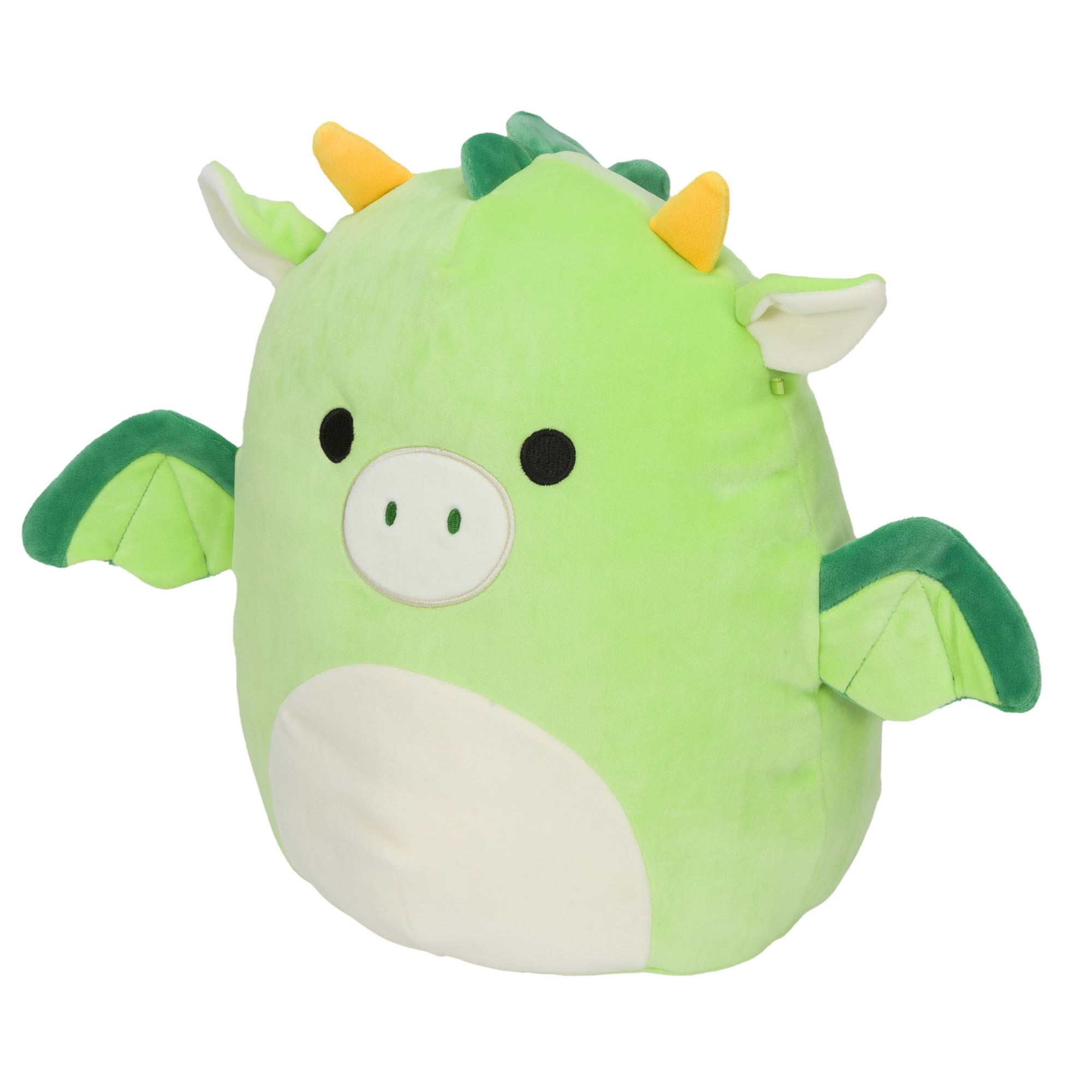 7951 Cuddly soft 8" Large Green and Yellow Plush Age 3+ - Dragon 