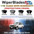 thumbnail image 2 of 2001 Land Rover Range Rover Beam Wiper Blades Wipers w/1yr Warranty (Set of 2) (WiperBladesUSA), 2 of 5