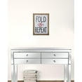 thumbnail image 2 of Black and White Metal Fold and Repeat Laundry Room Wall Decor, 2 of 3