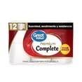 thumbnail image 1 of Papel higiénico Great Value premium 12 rollos con 220 hojas dobles, 1 of 4