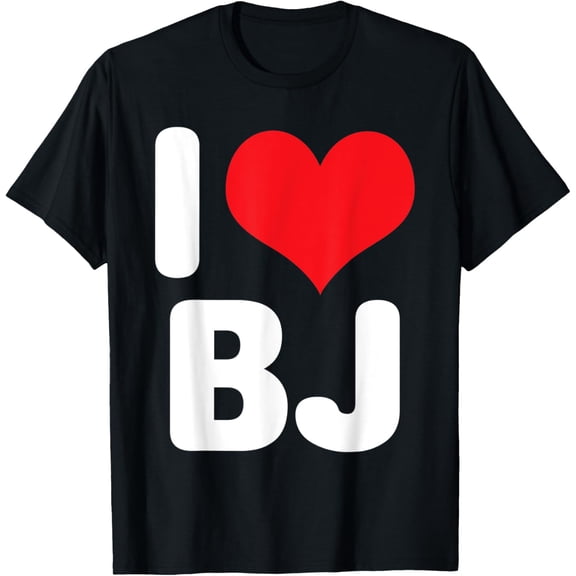 I Love BJ Beijing China T-Shirt men and women can wear, black, white, gifts