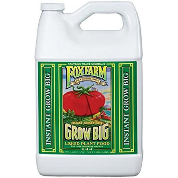FoxFarm Grow Big Soil Liquid Concentrate Fertilizer, 1 Gallon