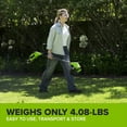 thumbnail image 4 of Greenworks 24V 12" String Trimmer with (1) 3.0 Ah Battery and Charger, ST1222A1, 4 of 15