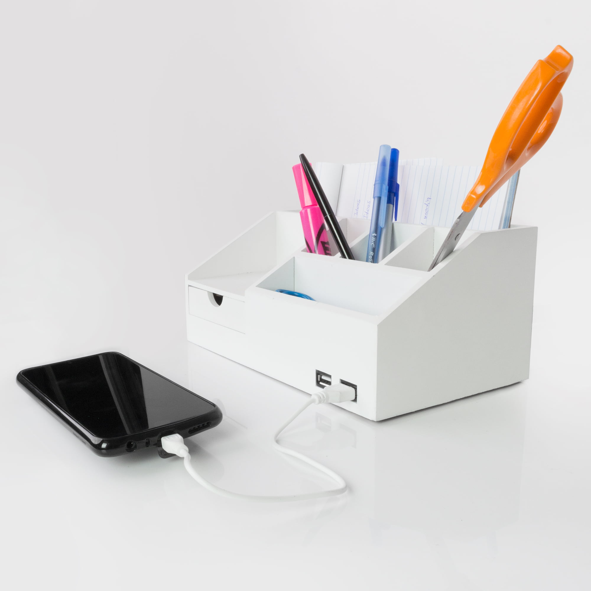 Acrylic Desk Organizer for Office Supplies and Desk Accessories, 12.5”