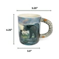 thumbnail image 6 of Rivers Edge Products Black Bears 3D Ceramic Coffee Mug with Handle, 15 Ounces, Espresso Cups and Coffee Cups Ceramic, Perfect for Coffee, Expresso, Latte, or Tea, Bear Scene, 6 of 7