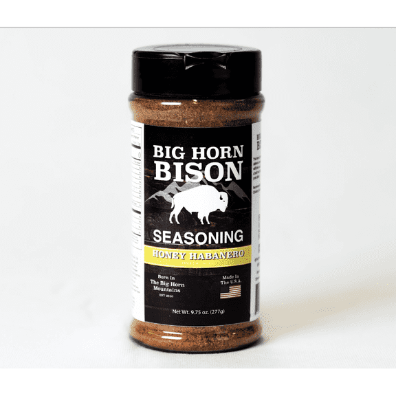 Big Horn Bison Honey Habanero Seasoning, 9.75 oz
