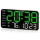 thumbnail image 1 of 8.4In Large Digital Wall Clock,Led Alarm Clock with Digits,Green, 1 of 5