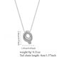 thumbnail image 2 of Collar con letras, collar con letras iniciales plateadas, personalizado para ella, collar para mam, 2 of 2