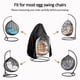 thumbnail image 3 of Funda para silla colgante Dinheiro Egg 210D, funda para silla colgante para silla colgante Egg doble, funda para soporte de patio de 230 x 200 cm, funda para silla colgante para silla Cocoon, 3 of 6