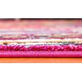 thumbnail image 3 of Unique Loom Round Geometric Modern Area Rugs, Multi-color, 3 of 8