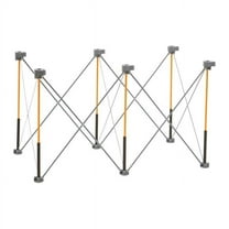 Bora  1500 lbs Centipede Folding Work Table - Grey/Yellow - 2 x 4 x 2.5 in.