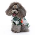 thumbnail image 4 of Camiseta de verano para mascotas Camisa para perros estilo hawaianoXZCS09 BlancoL, 4 of 5