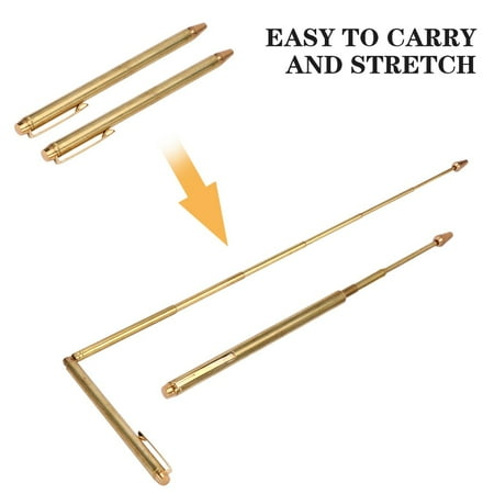 

LIKEM 1Pair Dowsing Rods Divining Detector Paranormal Hunting Ghost Psychic Rod