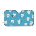 thumbnail image 7 of Goofa Cute Healthy Teeth Printed Car Windshield Sunshade,Foldable Reflective Sun Visor,UV Protection Heat Blocker Sunshade,Car Cooling Accessory-, 7 of 7